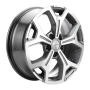 Легковой диск Khomen Wheels KHW1710 6,5x17 5x120 ET60 65,1 Gray-FP